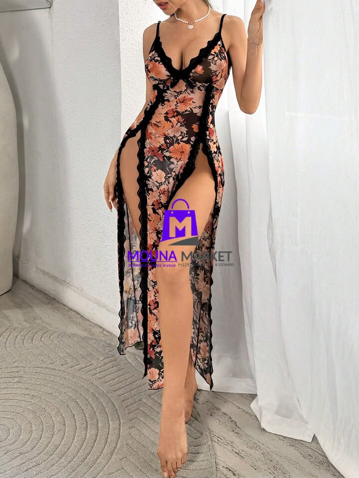 Nuisette sexy avec fente haute – Image 4